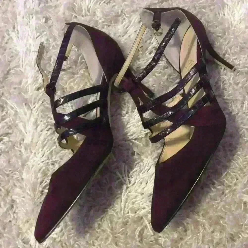 IVANKA TRUMP purple suede pumps size 8M - Picture 11 of 11